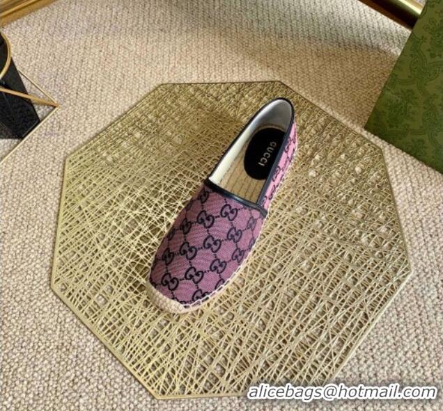 Best Product Gucci GG Canvas Espadrilles 050671 Purple 2021