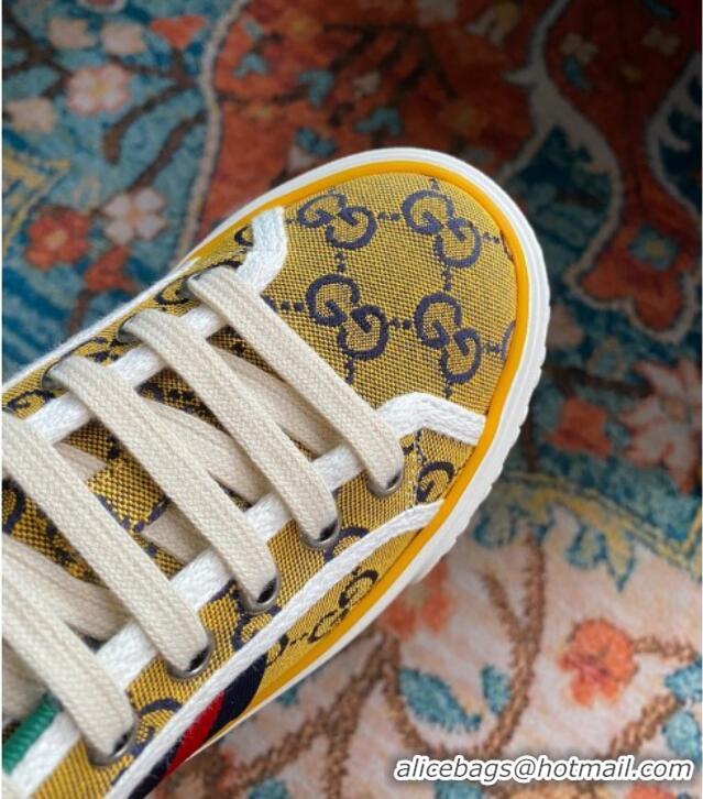 Trendy Design Gucci Tennis 1977 GG Multicolour Low-Top Sneakers 510103 Yellow