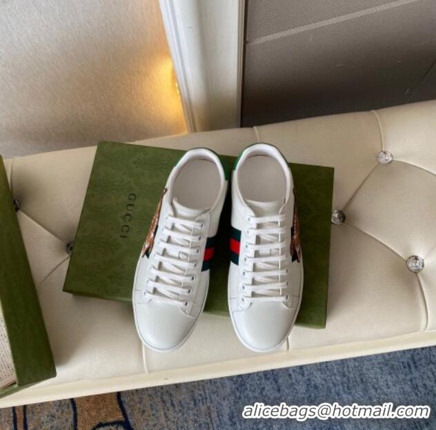 Grade Quality Gucci Ace Sneaker Tiger Embroidery 510113 White 2021