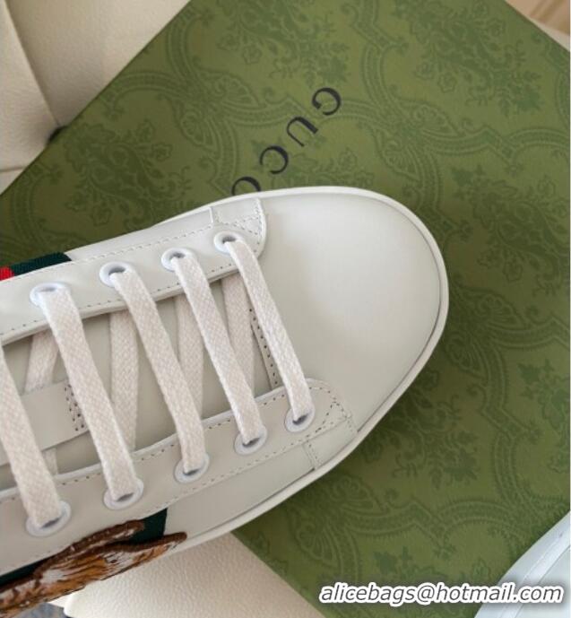 Grade Quality Gucci Ace Sneaker Tiger Embroidery 510113 White 2021