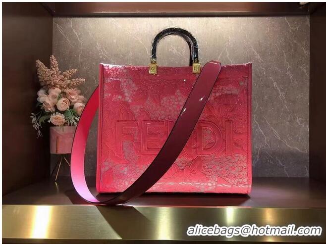 Buy Discount FENDI LARGE embroidery bag 8BH386AB Rose