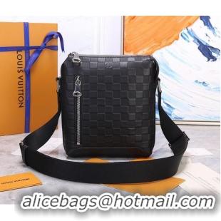 Classic Louis Vuitton Discovery Messenger BB Original Leathe Bag N42418 Black