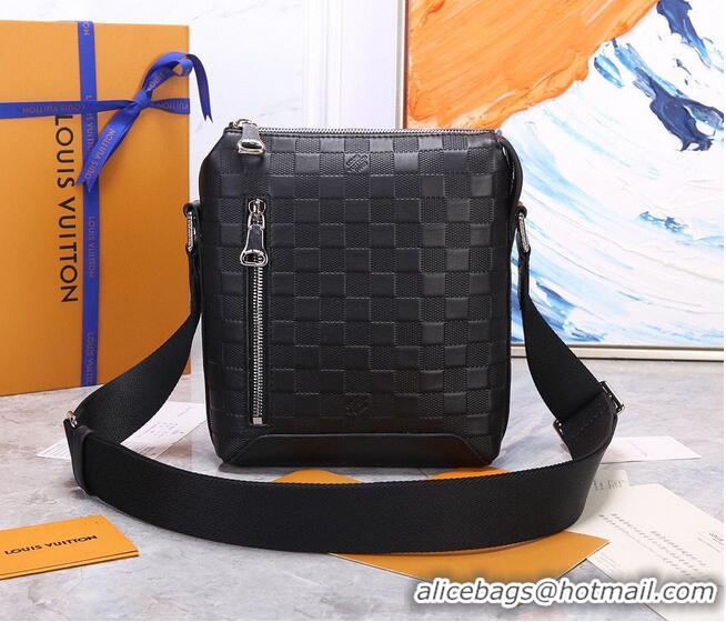 Classic Louis Vuitton Discovery Messenger BB Original Leathe Bag N42418 Black