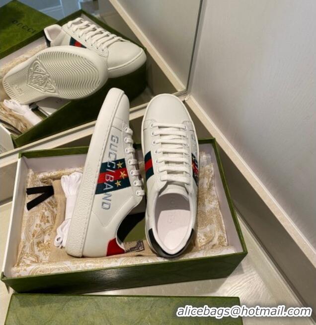 Best Grade Gucci Ace Embroidered Sneaker 510115 White 2021