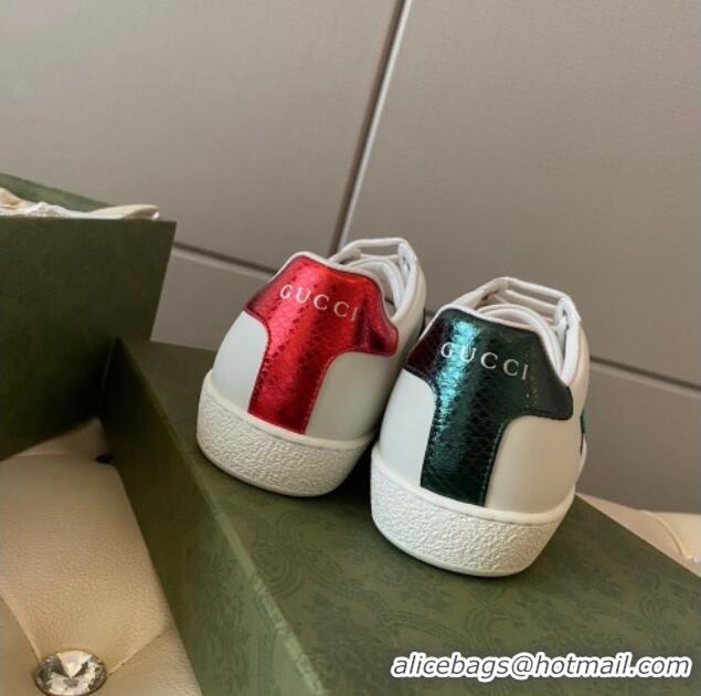 Good Looking Gucci Ace Sneaker with Pineapple 510116 White 2021