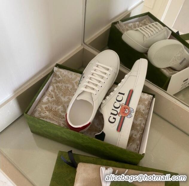 Low Price Kai x Gucci Ace Sneaker 510117 White 2021