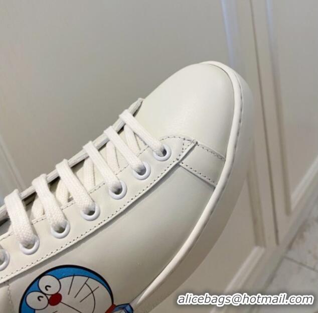 Lowest Price Doraemon x Gucci Ace Sneaker 0510119 White 2021