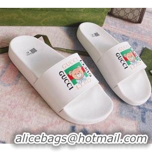 Top Quality Kai x Gucci Flat Slide Sandal 0510121 White 2021 01