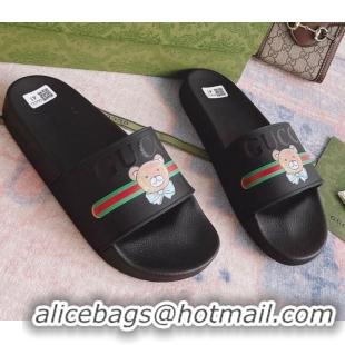 Trendy Design Kai x Gucci Flat Slide Sandal 0510124 Black 