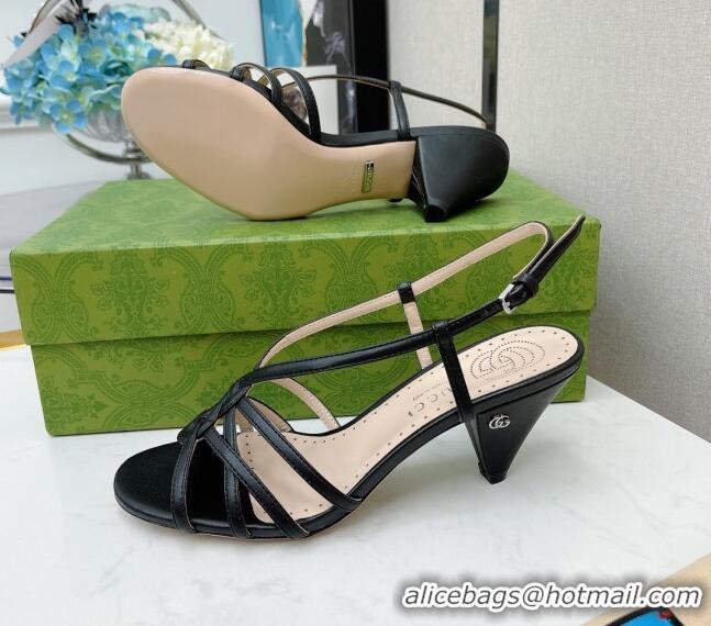 Popular Gucci Open Toe Sandal 061168 Black 2021