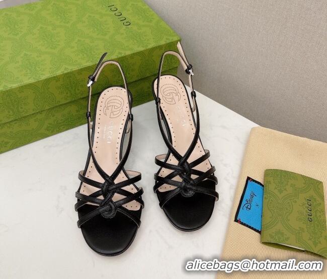 Popular Gucci Open Toe Sandal 061168 Black 2021