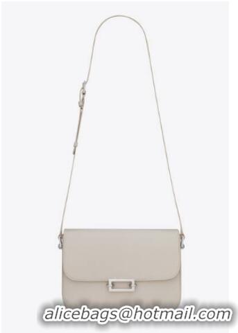 Popular Style Yves Saint Laurent Calf leather cross-body bag Y357624 BLANC VINTAGE