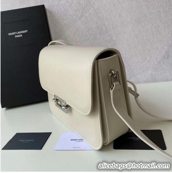 Popular Style Yves Saint Laurent Calf leather cross-body bag Y357624 BLANC VINTAGE