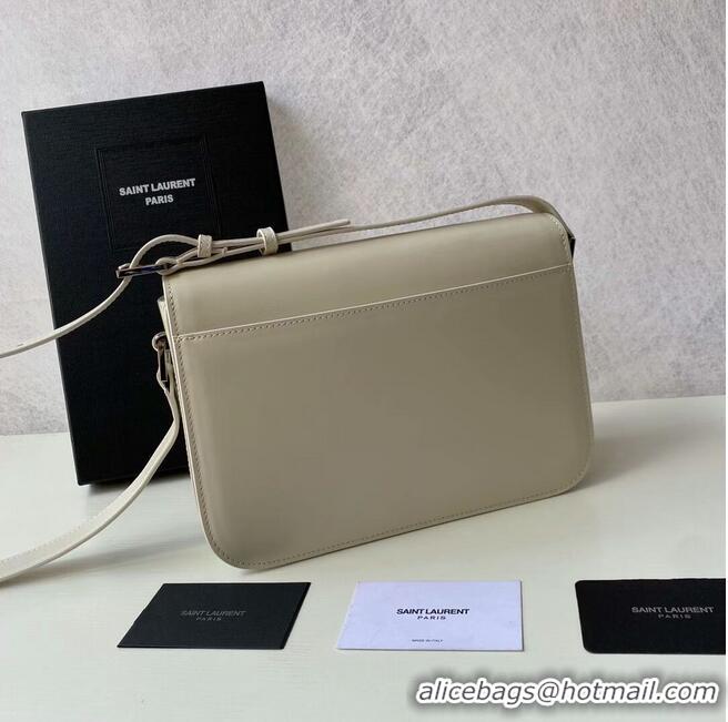 Popular Style Yves Saint Laurent Calf leather cross-body bag Y357624 BLANC VINTAGE