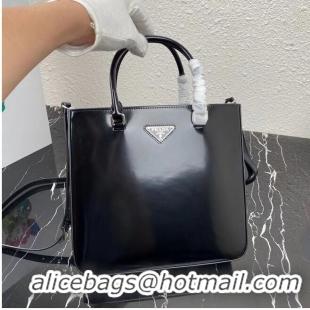 Reasonable Price Prada brushed leather tote 1BA330 Black