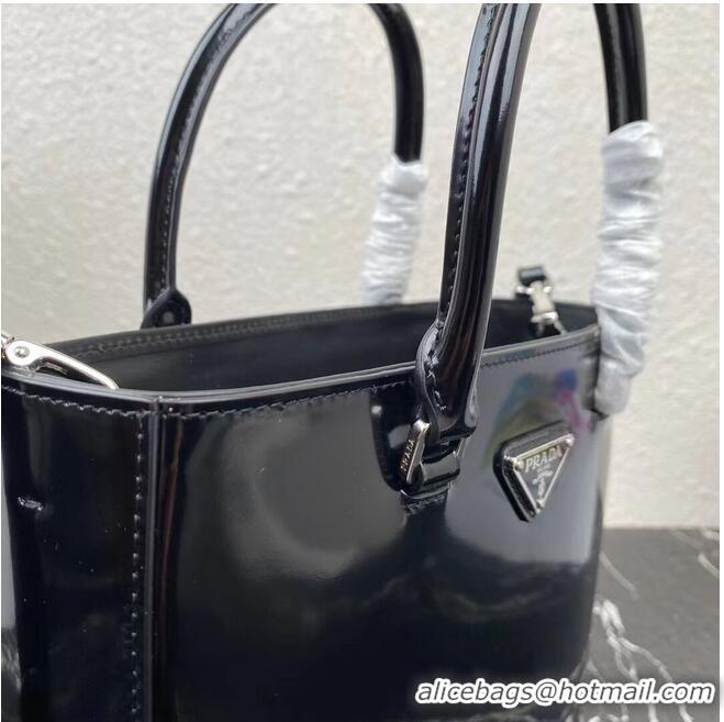 Reasonable Price Prada brushed leather tote 1BA330 Black