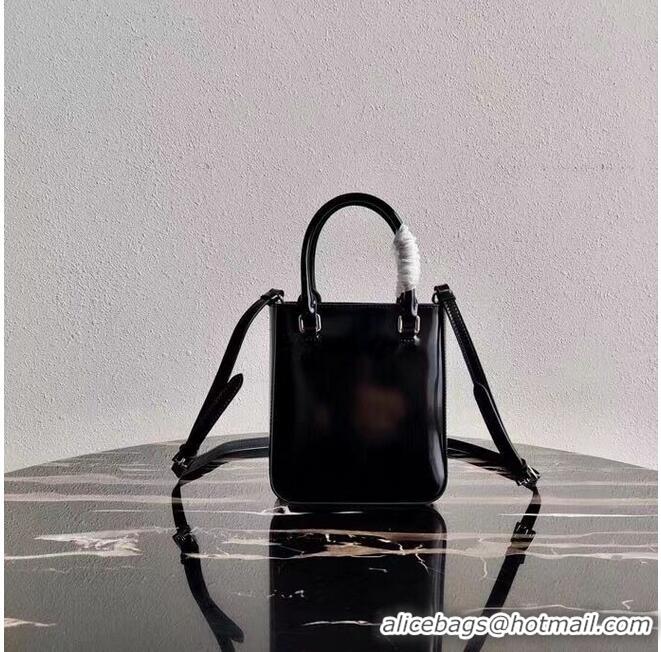 Classic Specials Prada Small brushed leather tote 1AD331 black