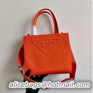 AAAAA Discount Prada Drill tote bag 1BG382 orange