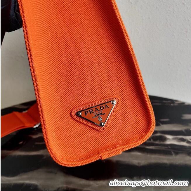 AAAAA Discount Prada Drill tote bag 1BG382 orange