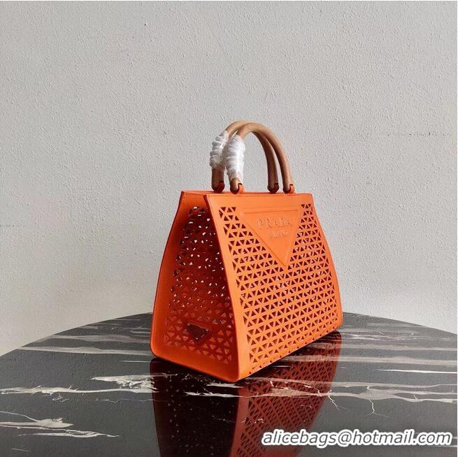 Market Sells Prada leather tote bag 1AG405 orange