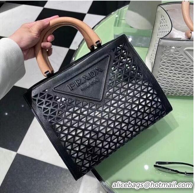 Newly Launched Prada leather tote bag 1AG405 black