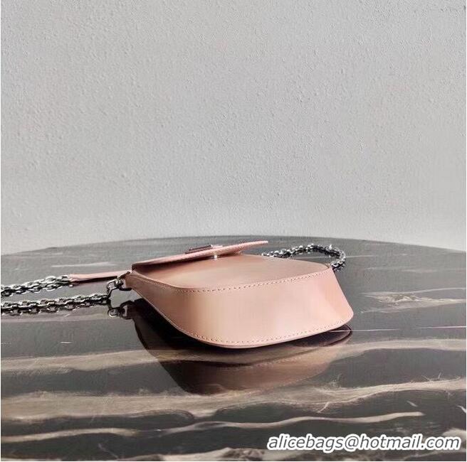 Unique Style Prada Brushed leather mini-bag 1BH185 light pink