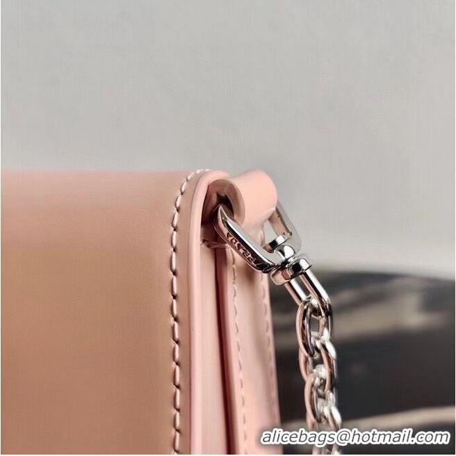 Unique Style Prada Brushed leather mini-bag 1BH185 light pink