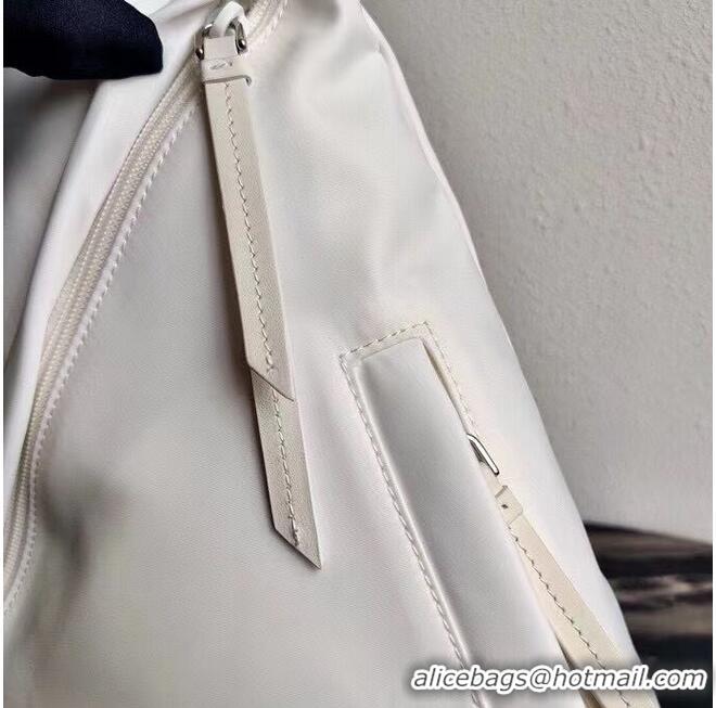 Most Popular Prada Brushed leather bag 2VH092 white