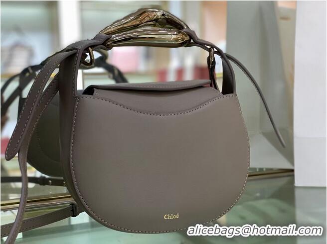 Unique Style Chloe Original Calfskin Leather Bag 3S1350 grey