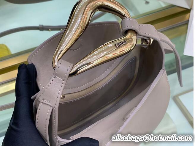 Unique Style Chloe Original Calfskin Leather Bag 3S1350 grey