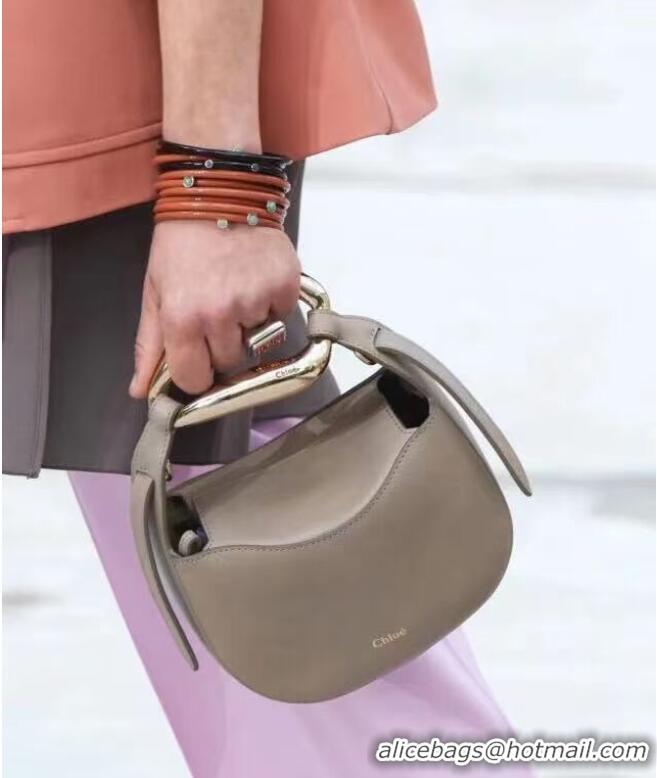 Unique Style Chloe Original Calfskin Leather Bag 3S1350 grey