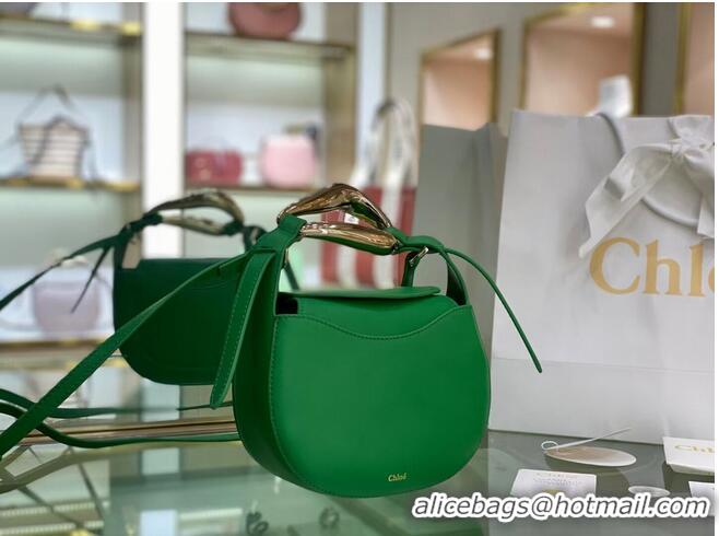 Good Quality Chloe Original Calfskin Leather Bag 3S1350 green