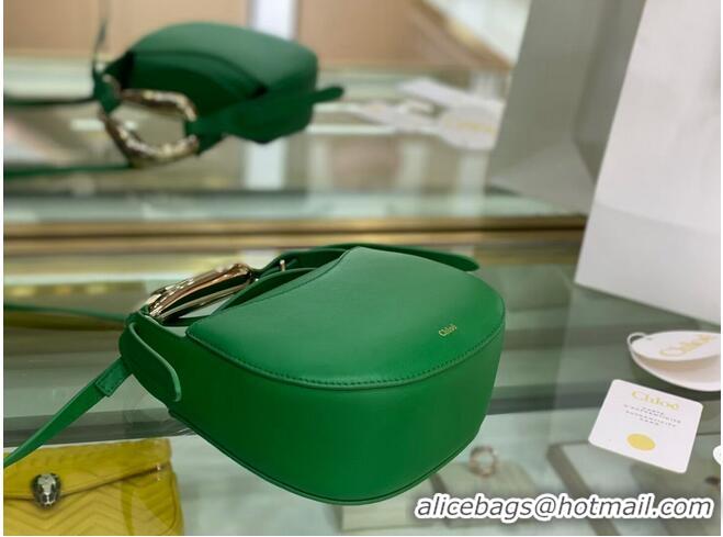 Good Quality Chloe Original Calfskin Leather Bag 3S1350 green