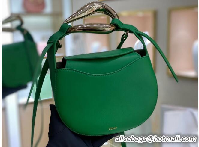 Good Quality Chloe Original Calfskin Leather Bag 3S1350 green