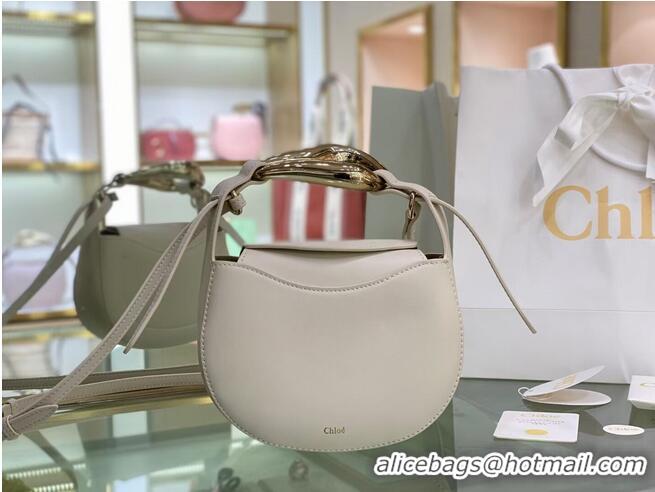 Pretty Style Chloe Original Calfskin Leather Bag 3S1350 cream