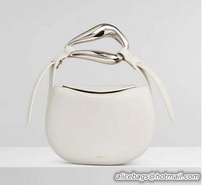 Pretty Style Chloe Original Calfskin Leather Bag 3S1350 cream