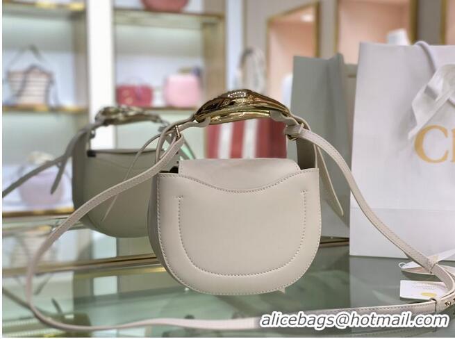 Pretty Style Chloe Original Calfskin Leather Bag 3S1350 cream