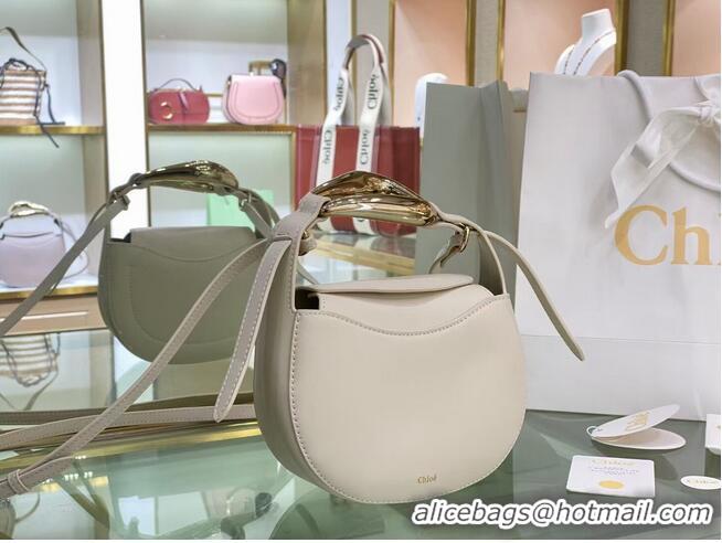 Pretty Style Chloe Original Calfskin Leather Bag 3S1350 cream