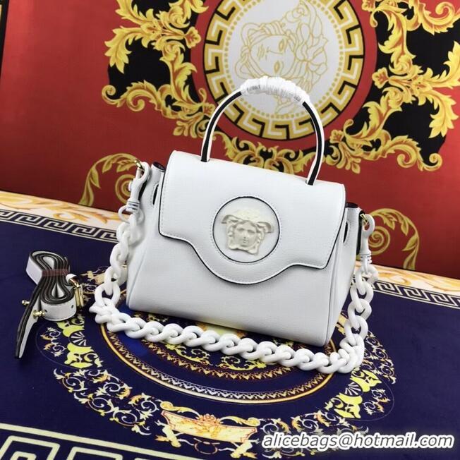 Unique Grade Versace Original Calfskin Leather Bag FS1040 White