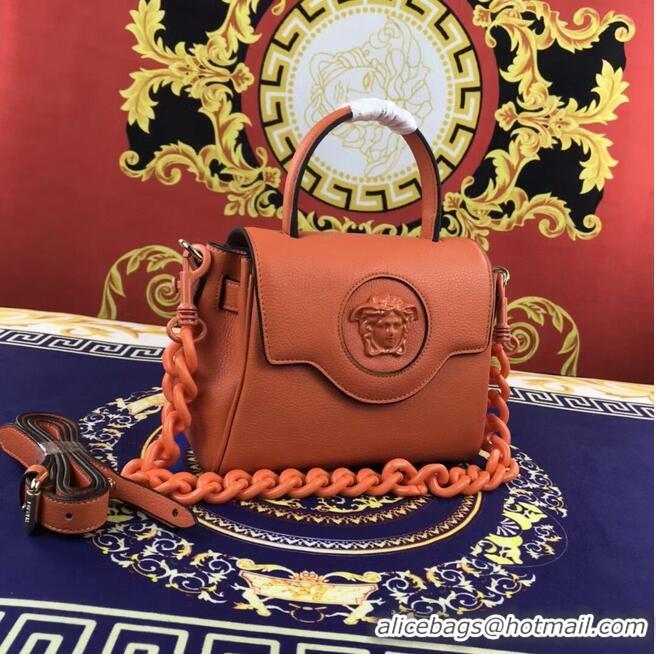 Good Product Versace Original Calfskin Leather Bag FS1040 orange