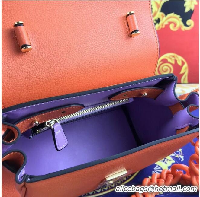 Good Product Versace Original Calfskin Leather Bag FS1040 orange