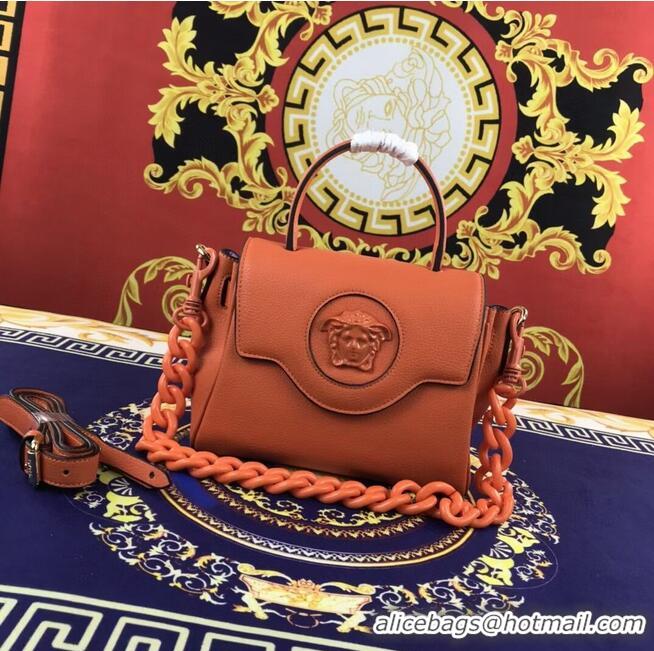 Good Product Versace Original Calfskin Leather Bag FS1040 orange