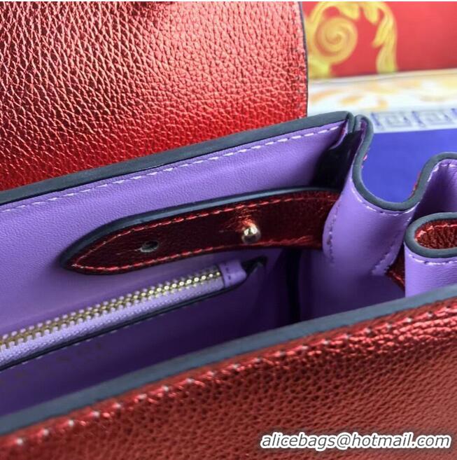 Cheapest Versace Original Calfskin Leather Bag FS1040 red