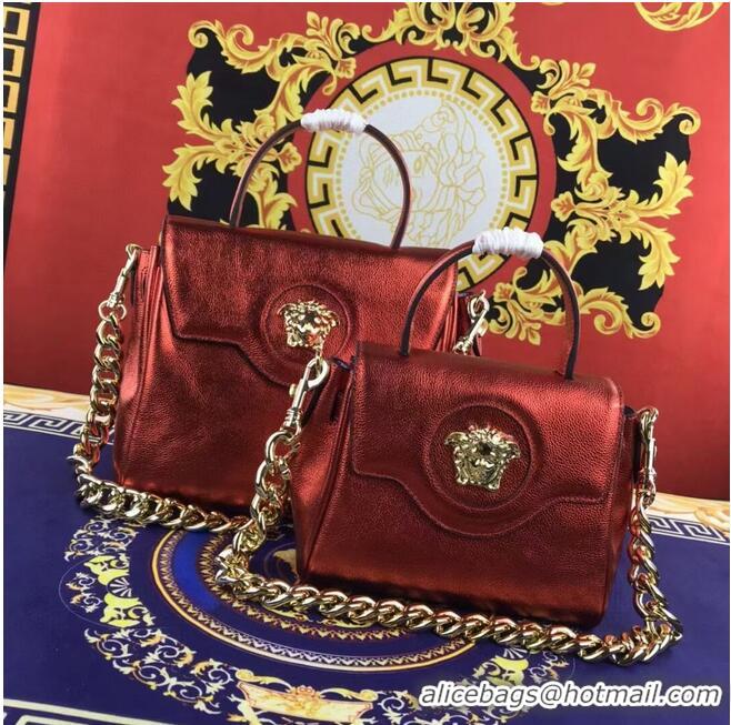 Cheapest Versace Original Calfskin Leather Bag FS1040 red