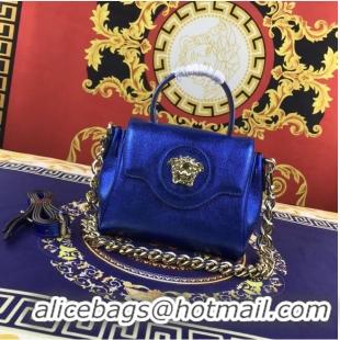 Unique Style Versace Original Calfskin Leather Bag FS1040 blue