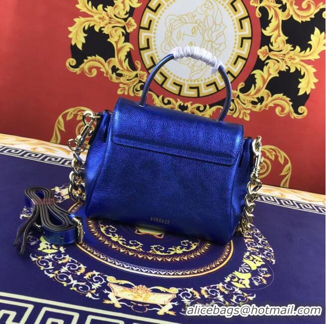 Unique Style Versace Original Calfskin Leather Bag FS1040 blue