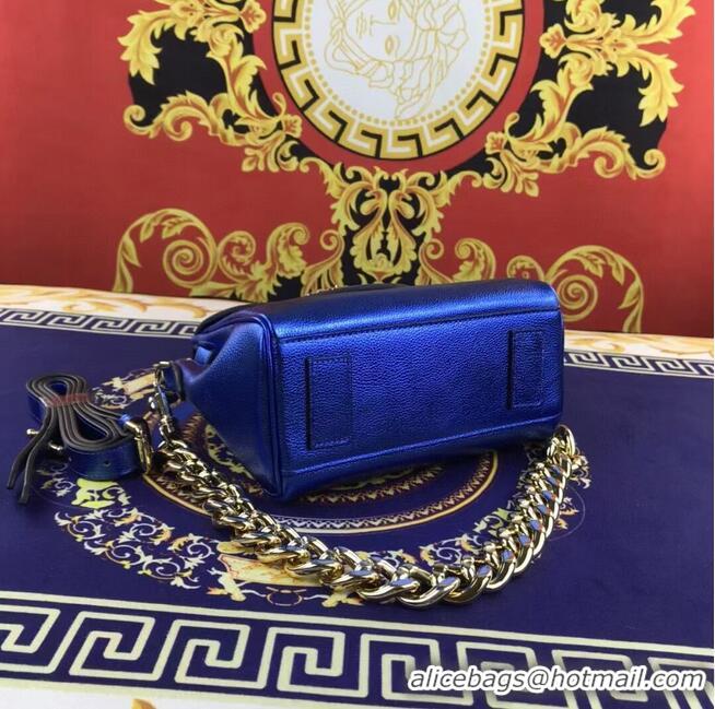 Unique Style Versace Original Calfskin Leather Bag FS1040 blue