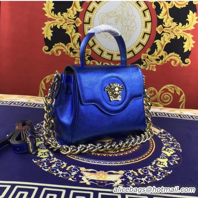 Unique Style Versace Original Calfskin Leather Bag FS1040 blue