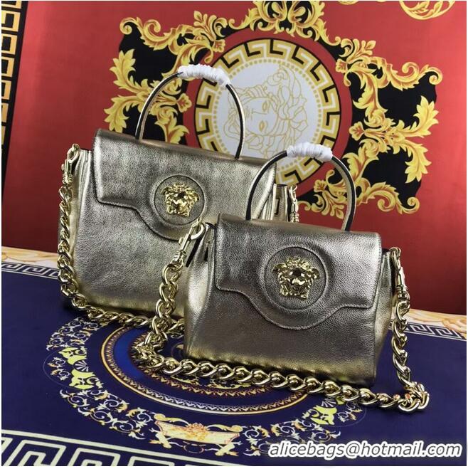 Grade Classic Versace Original Calfskin Leather Bag FS1040 Silver