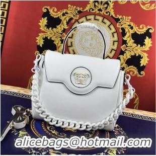 Famous Brand Versace Original medium Calfskin Leather Bag FS1041 white